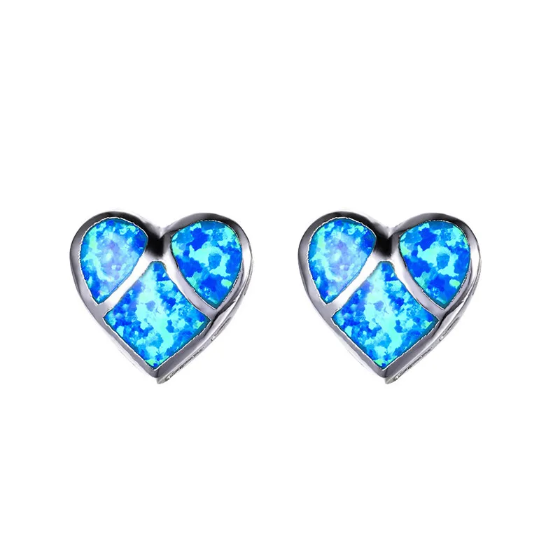 Дерево жизни Голубой опал круглый маленький кулон ожерелье серебряного цвета Bijoux Collier ожерелье s для женщин ювелирные изделия подарки дропшиппинг - Окраска металла: E033-blue