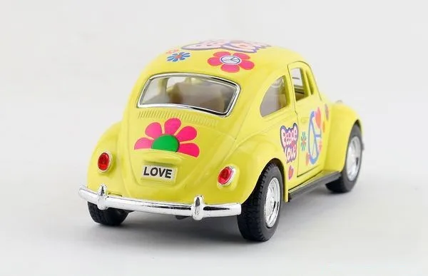 Для детей Kinsmart 1967 Volkswagen Beetle классическая модель автомобиля 1:32 KT5375F 5 дюймов Diecast металлические игрушечный автомобиль из сплава Вытяните назад подарок