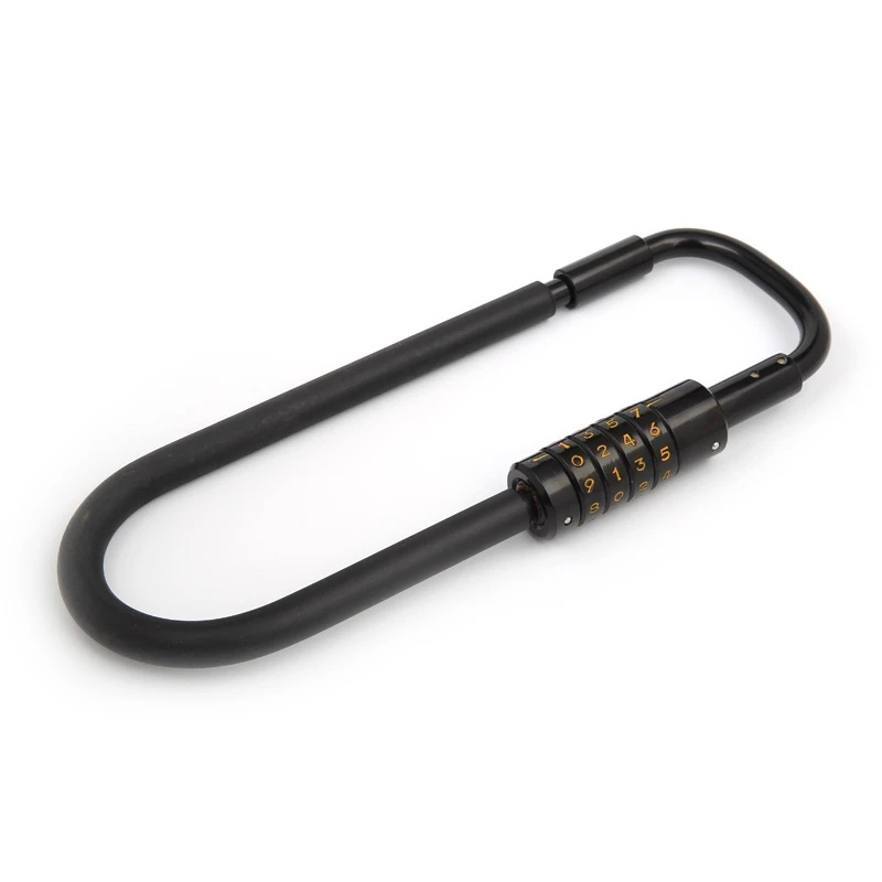 Combination Password Lock Antitheft Alloy Steel U Shape Lock Padlock Glass Door Locks Bicycle Bike Motorcycle Chian Lock 2