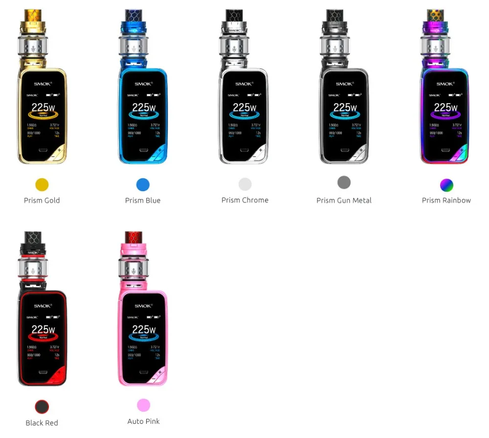 SMOK X-PRIV набор электронных сигарет 225 Вт X PRIV Box Mod с TFV12 Prince Tank 8 мл испаритель VAPE SMOK XPRIV Kit