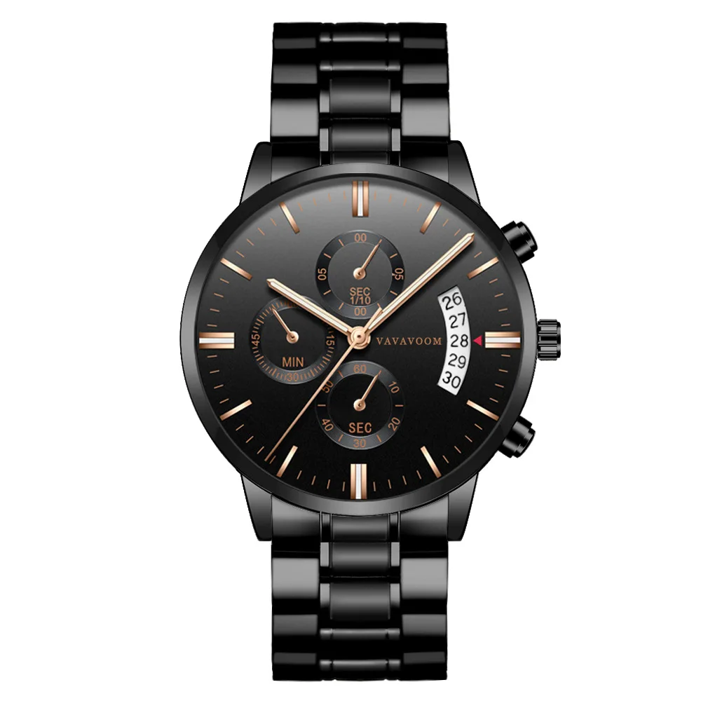 

2019 New Watches Men Luxury Brand VAVA Chronograph Men Sports Watches Waterproof Full Steel Quartz Men's Watch Relogio Masculino