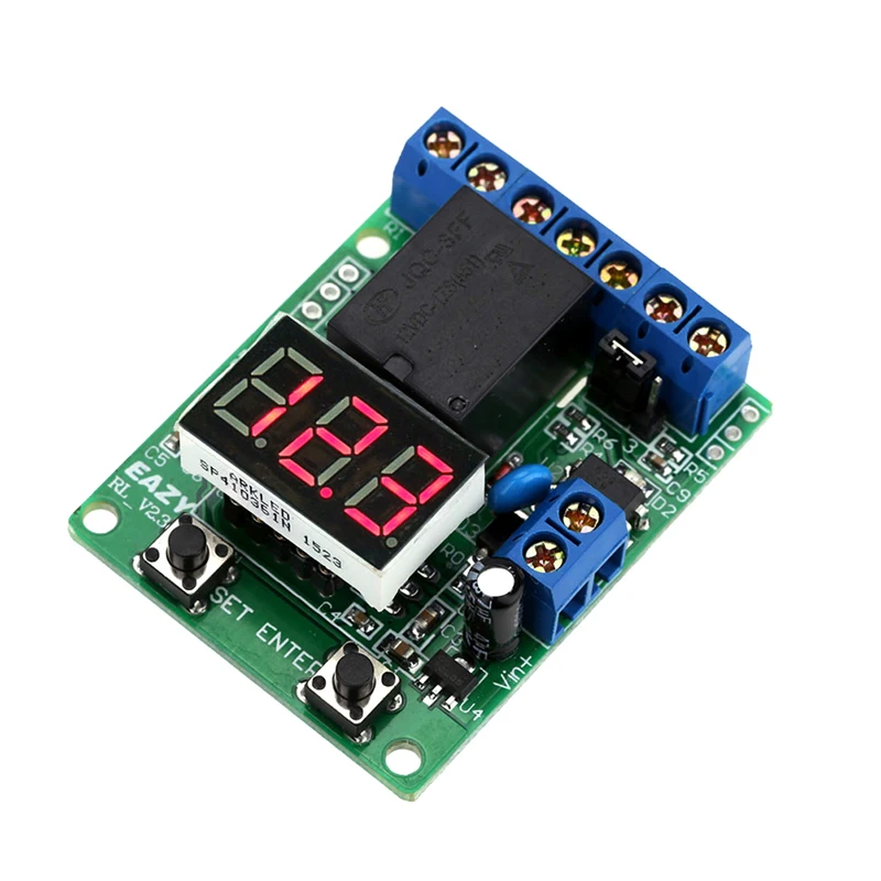 DC 12V LED Digital Time Delay Relay Module Timer Relay Time Control Switch Trigger Timing Board