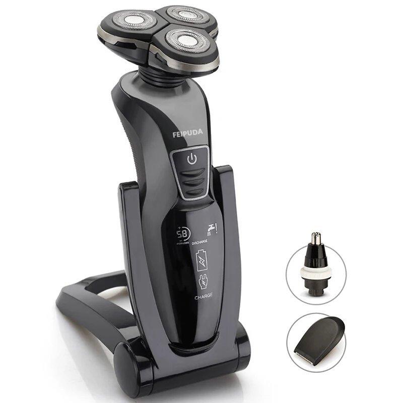 

FEIPUDA 5 Heads Electric Shaver for Men Rechargeable Razor Men Shavers Washable Travel 3D Floating Head Shaving Beard Machine