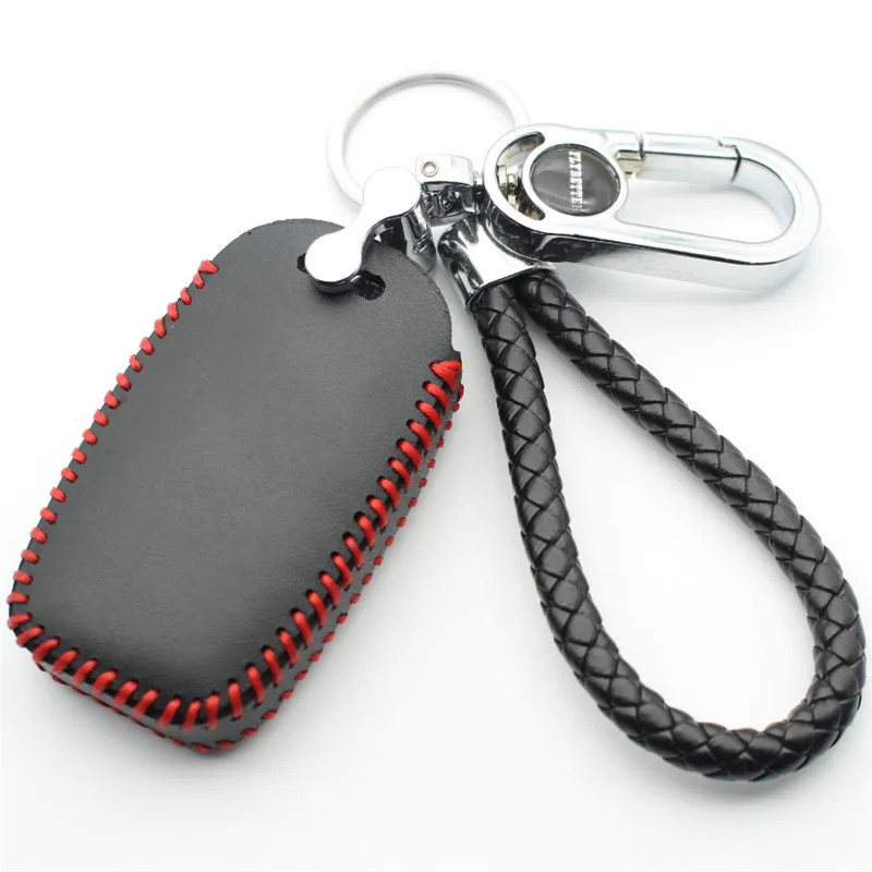 FLYBETTER из натуральной кожи 4 Кнопка Автозапуск Smart Key чехол для Kia Sorento/Rio/Rio5/Optima автомобильный дизайн(B) l74