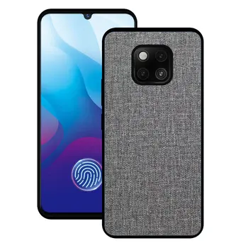 

30pcs/lot Jeans Case For Huawei Honor 8C Mate 20 Lite Denim Canvas Cloth Hard Back Cover For Huawei Mate 20 Mate 20 Pro