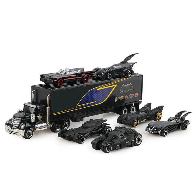 7pcs/Set Diecast Metal Truck Car Batman Batmobile Car Alloy Diecasts