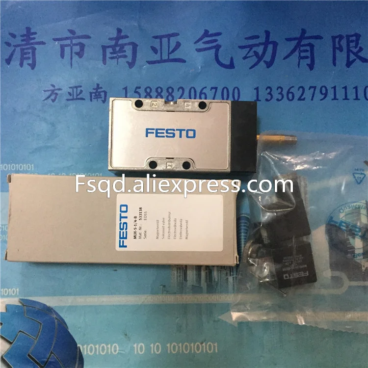 

MLH-5-1/8-B MLH-5-5/4-B Pneumatic components FESTO original solenoid valve