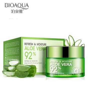 

BIOAQUA Natural Aloe Vera Smooth Gel Acne Treatment Face Cream for Hydrating Moist Repair After Sun Free Shipping
