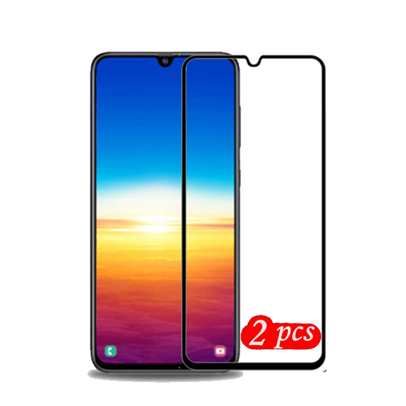 2 шт полное покрытие из закаленного стекла для samsung Galaxy A70 протектор экрана 9 H