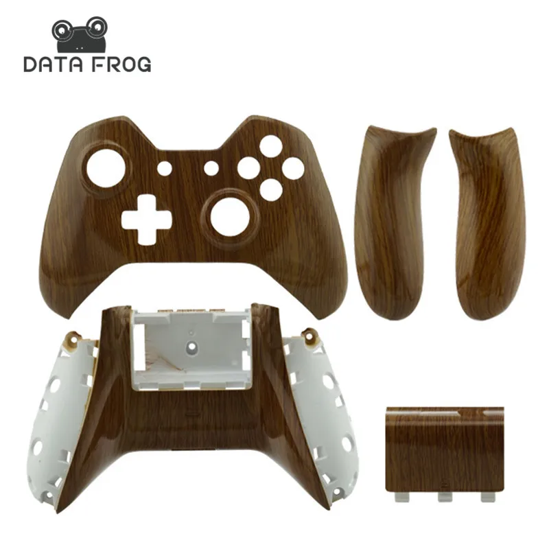 

New Custom Hydro Dipped Woodgrain Controller Shell Parts for Microsoft Xbox one 1 controller case cover