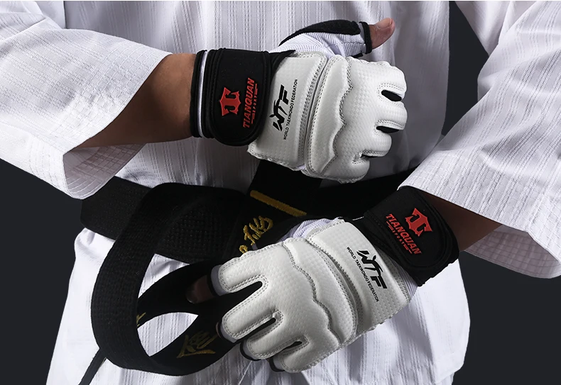 Взрослый ребенок тхэквондо защитные перчатки для рук Tae kwon защиты ног TKD