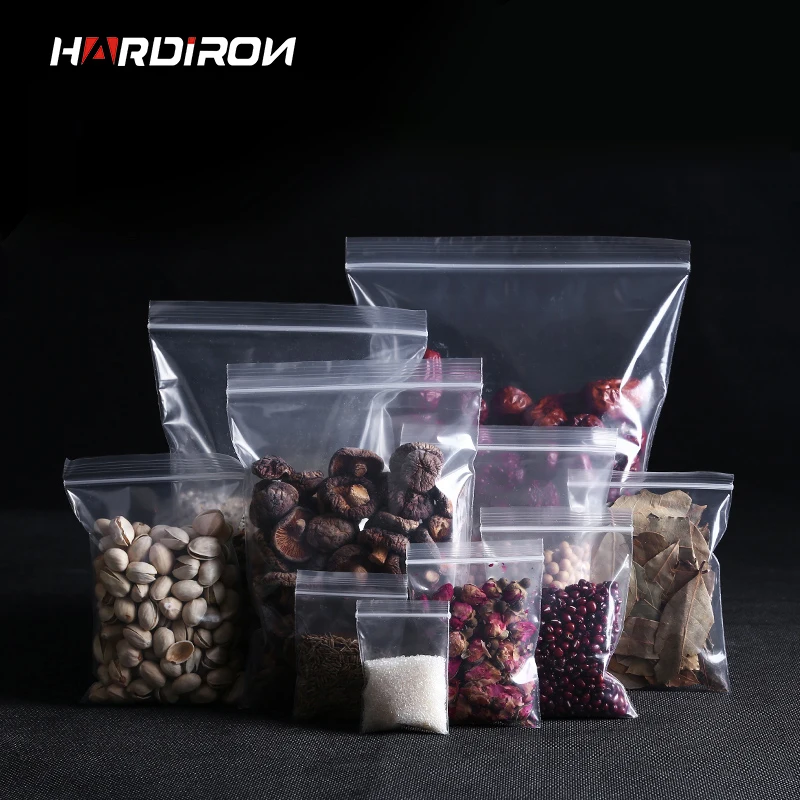 Прозрачные полиэтиленовые пакеты с самозапечатывающимся замком HARDIRON 0 12 мм