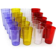 4 шт 9,5/12/16 унций многоразовые устойчивостью Пластик стаканы Кола Кофе соды вечерние напитка питьевой воды Кубок аксессуары для напитков бар