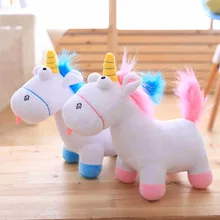 1pc 35cm Cute Unicorn Plush Toys Staffed Animal Horse Doll Christmas Present Cartoon Kids Baby Toy