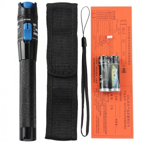 Free shipping 5km Visual Fault Locator 1mW Fiber Optic Pen Fusion Laser Fibra Optica Cable Tester