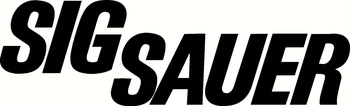 

sig sauer vinyl decal window or bumper sticker 21x7cm