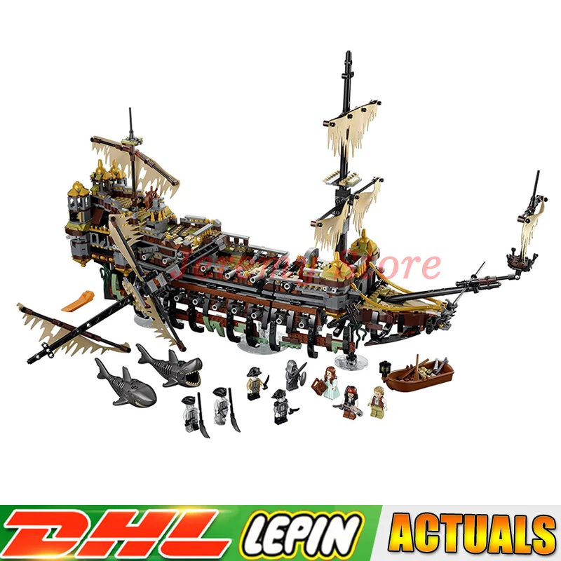 

2018 IN STOCK LP 16042 2344PCS Pirate of The CaribbeanThe Slient Mary Set Building Blocks Bricks Toys Model Gift 71042