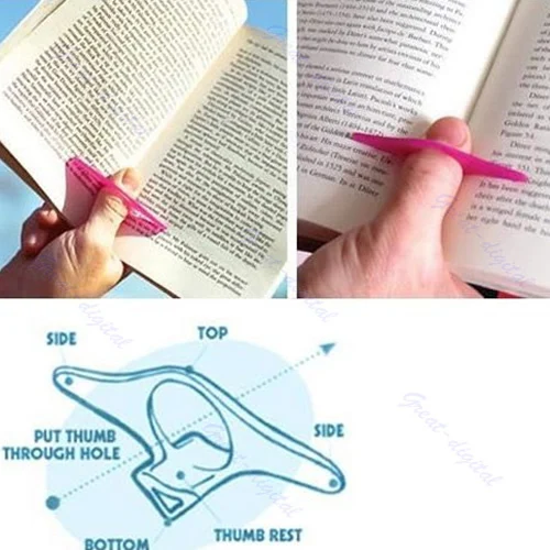 Многофункциональный Thumb вещь держатель страниц книги удобный закладки D14