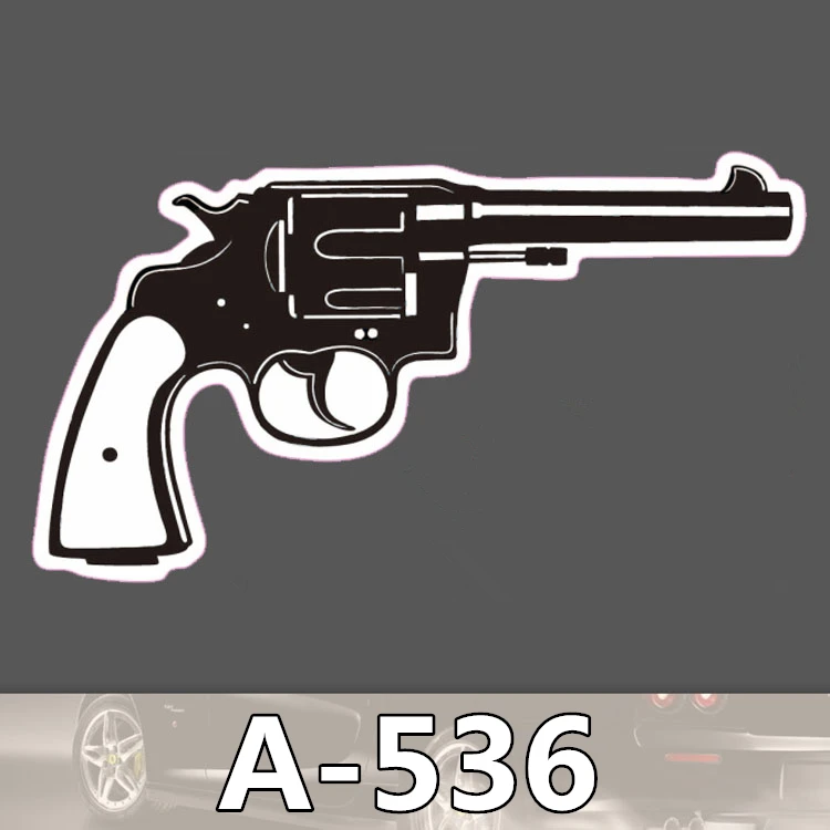 A 536 Pistol Waterproof Cool DIY Stickers For Laptop Luggage Fridge Skateboard Car Graffiti Cartoon Sticker