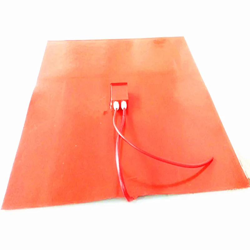 

900*900*1.5mm Heated Bed for 3D Printer 220v 1500w Flexible Silicone Rubber Heater 2800mm lead with ED330L thermostat & plug