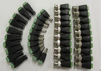 

40PCS CAT5 TO BNC Passive Video and Power Balun Transceiver