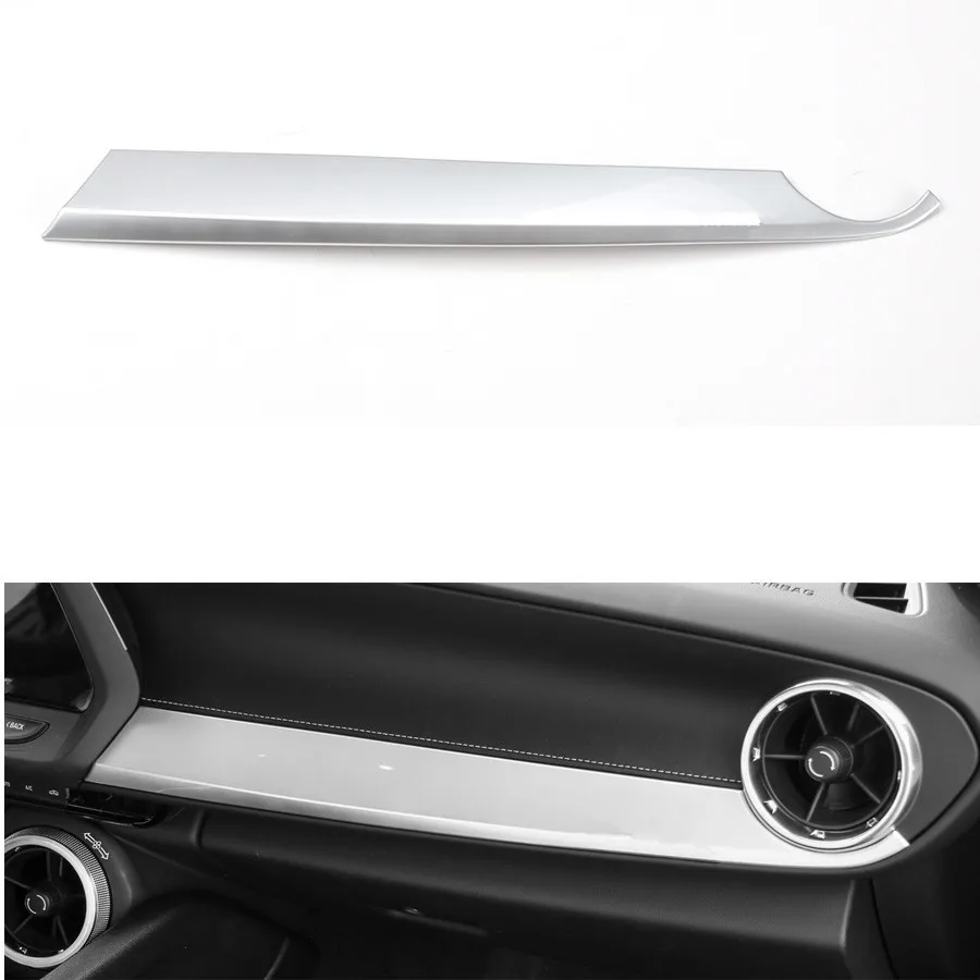

Car Co-driver Passenger Seat Front Panel Decoration Trim Styling Sticker For Chevrolet Camaro 2017+ ABS Car-covers