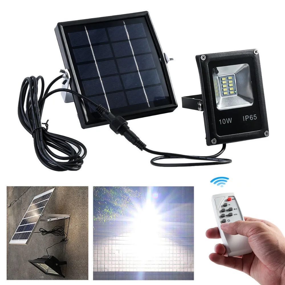 

Solar LED Light Sensor Flood Spot Lamp Garden Lawn Outdoor Security Waterproof