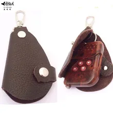 Натуральная кожа Корова ключи кошельки кольцо мужчины держатель ключница Ключи Женщины брелок Засов чехол для ключей сумка кошелек