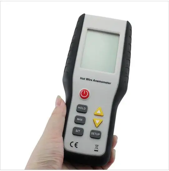 

Hot Sale HT-9819 High Quality Handheld Mini LCD Screen Display Digital Wind Speed Gauge Meter Measure Anemometer