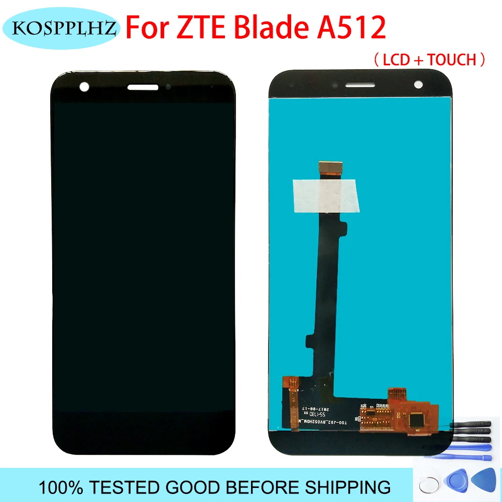 100% протестированный 5 2 дюймовый новый для ZTE Blade A512 Z10 Полный ЖК дисплей +
