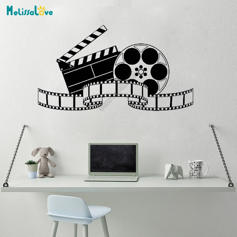 映画や家を飾るステッカー 映画館の劇場ステッカー 取り外し可能なビニールウォールステッカーb627 Wall Stickers Aliexpress