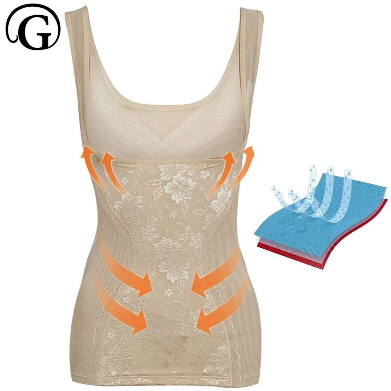 PRAYGER 7XL Plus Size Women Slimming Waist Body Shaper Lift Up Bras Corset Control Abdomen Tops Underwear