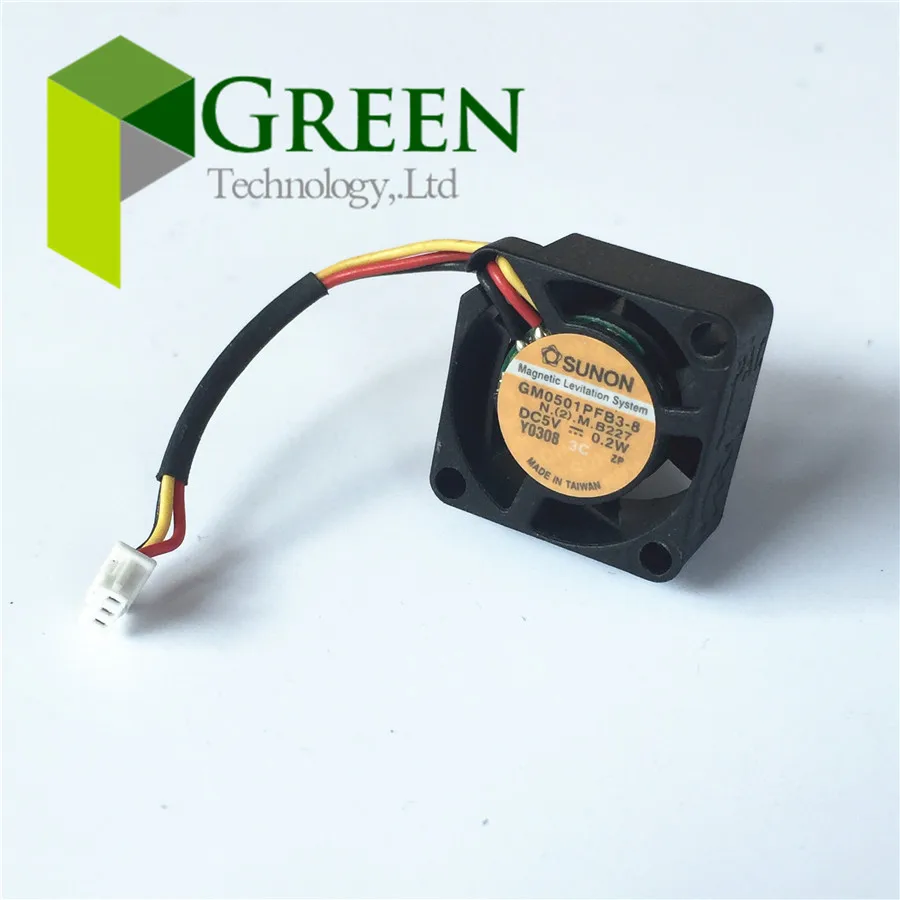 

NEW SUNON 2010 KD0501PFB3-8 GM0501PFB3-8 20MM Cooling fan 5V 0.2W mini laptop fan ball 3wire