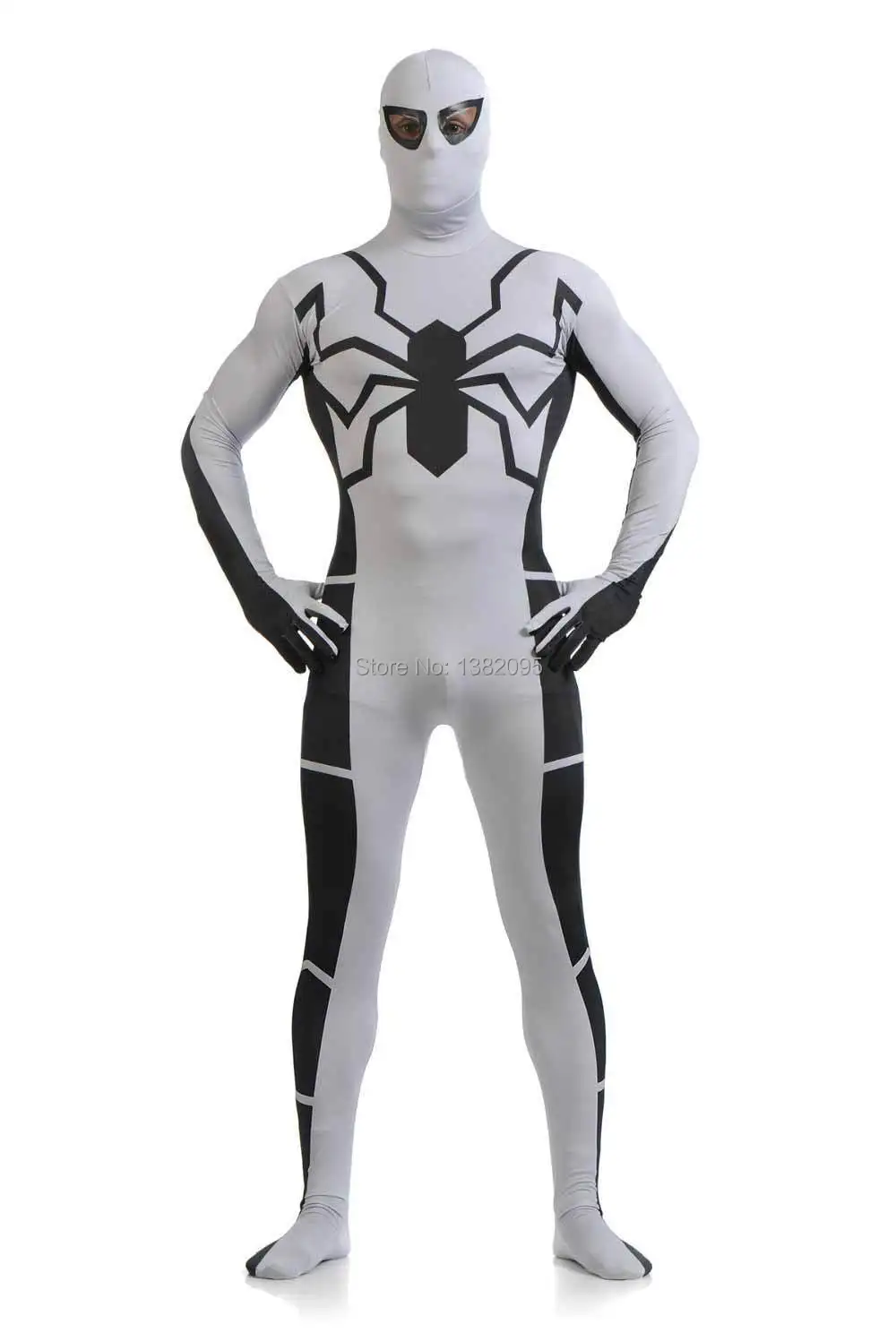 Utimate White Black Spiderman Zentai Spiderman Suit Full Body Suit  Halloween Lycra Unitard Costumes Adult Spiderman Spandex Suit - Cosplay  Costumes - AliExpress
