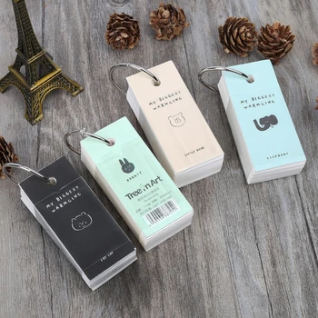 

10 Sheets Lovely Mini Notebook School Supply Vocabulary Writing Reciting Book Great Gift for Students