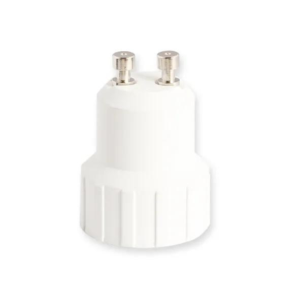 Лучшая цена GU10(муфтовый стыковочный переводник) E14(штекер) разъем адаптера База Галогенные лампы CFL светильник лампа держатель адаптер конвертер