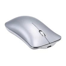 Алюминий сплав Беспроводной Перезаряжаемые Регулируемый Dualmode BT 2,4 ГГц оптическая Тихая мышь Эргономичный 1000/1200/1600 Точек на дюйм мышь для ПК, ноутбука