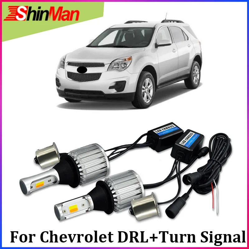 

ShinMan 30W Car LED Turn Signals Light drl led daytime running light drl turn light daylight For Chevrolet Niva Lanos AVEO Spark
