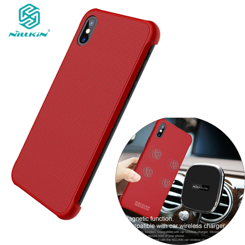 Tempered Case for Apple iPhone X case,NILLKIN Wireless