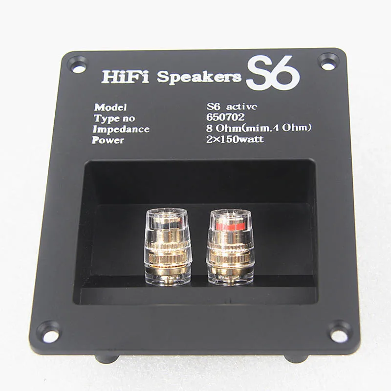 10pcs Audio Connector Two Speaker Junction Panel Sound Terminal ABS Material Junction Box With