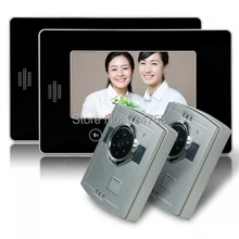 2V2 7 pulgadas TFT LCD Monitor 1/3 CMOS de visión nocturna cámara Video de la puerta sistema de intercomunicación del teléfono