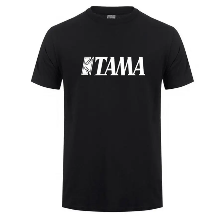 Мужская футболка с круглым вырезом Tama Drums повседневная хлопковая коротким