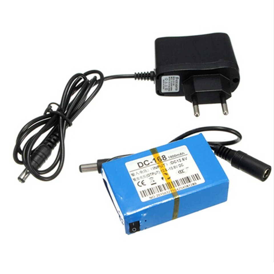 

Cncool High Quality 12V 1800Mah Super Rechargeable Battery Portable Lithium-ion Batteria DC 12V DC1218A With Plug Accmulator