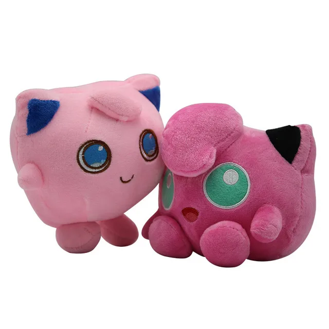 Pokemon 12-14cm Jigglypuff Wigglytuff Plush Toy Q Version Jigglypuff Wigglytuff Soft Stuffed Doll for Kids