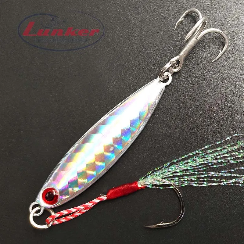 Lunker Металл shore jig 10 14 17 21g пистолет микро джиггинг ИМА длинная рыболовная сеть