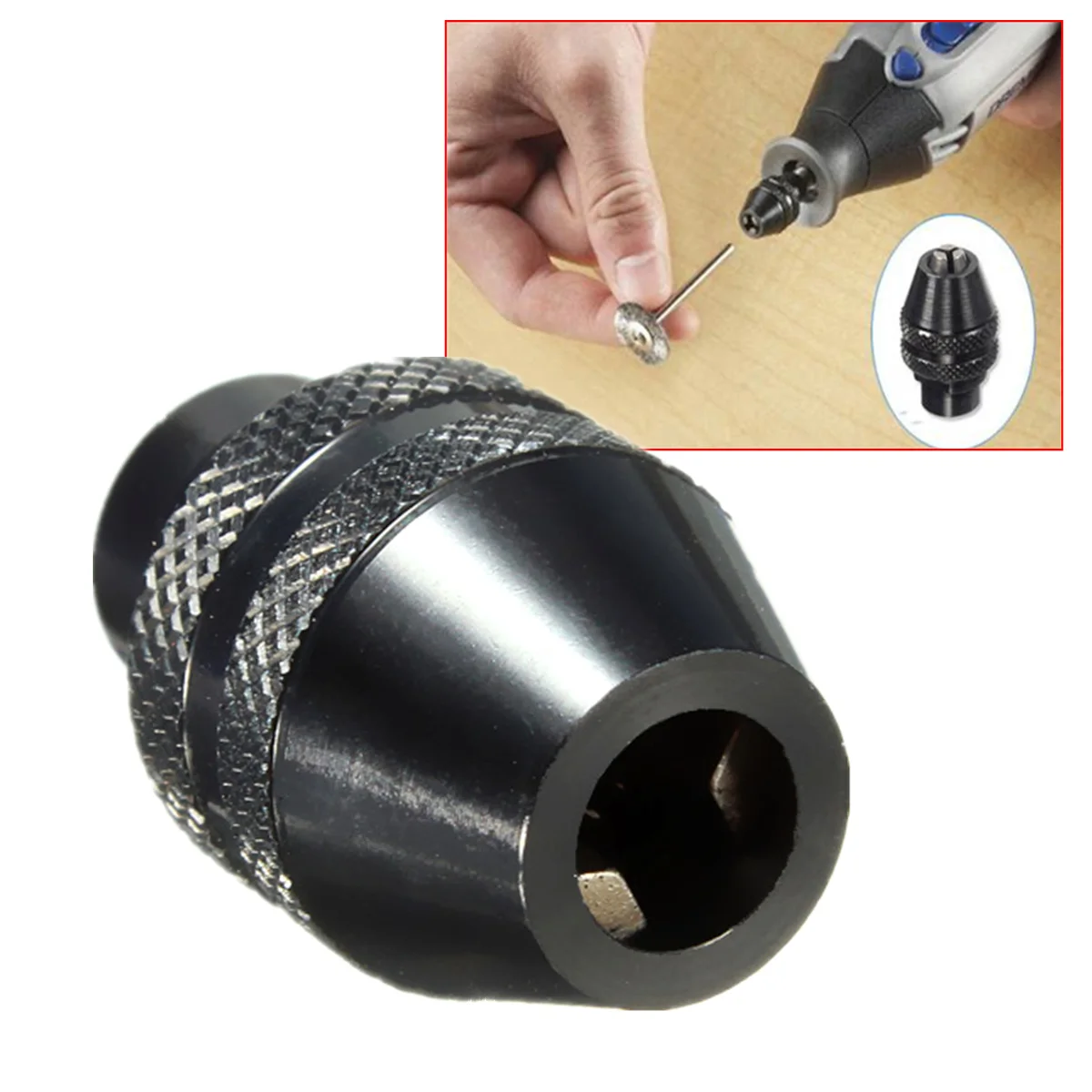 

Mini Drill Keyless Chuck Multi Chuck Quick Change For Dremel for Rotary Tool for 4486 200 300 3000 4000 7700 8200