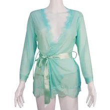 Очаровательное женское сексуальное белье, кружевные топы, прозрачная Пижама