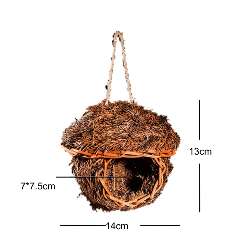 Моделирование кора маленькое Птичье гнездо попугай Птичий дом садовые растения аксессуары для дома Природа украшения птица клетка для домашних животных дом