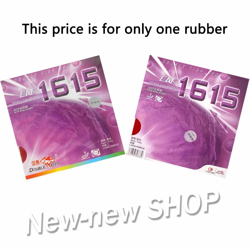 

Double Fish 1615 Long Pips-Out Table Tennis PingPong Rubber with Sponge