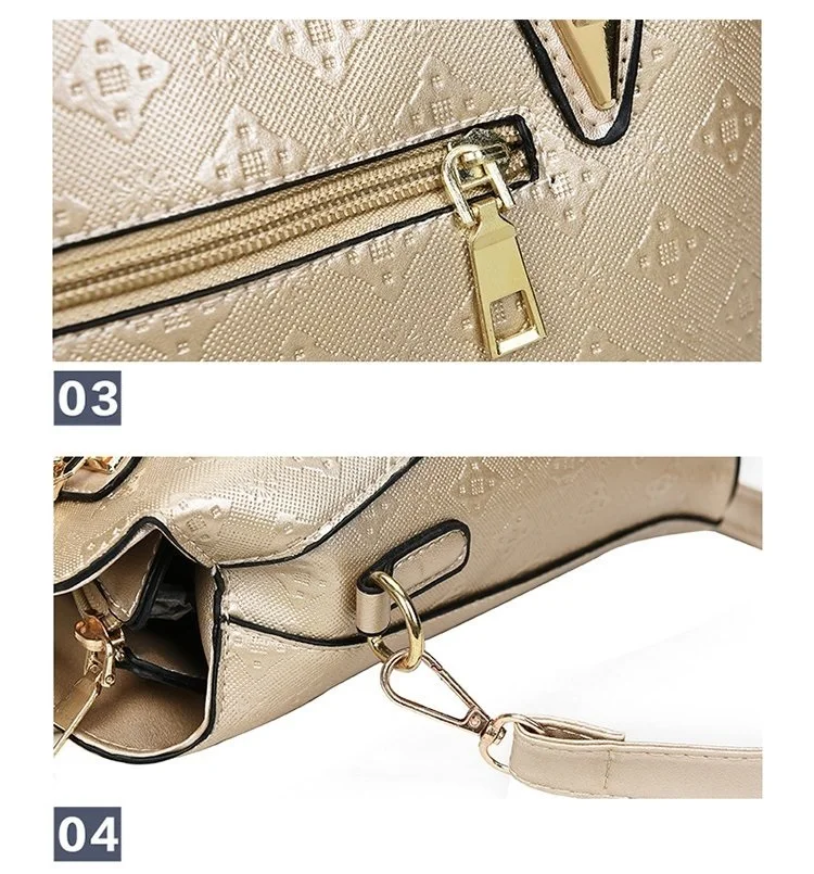 Повседневное известный бренд 3 комплекта сумки Для женщин композитный сумка женская большая Ёмкость Tote Мода плеча Crossbody сумки небольшой
